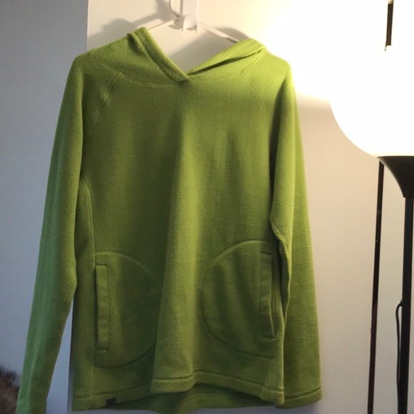 EMS Lime Green Pullover SolftvFleece Hoodie - Picture 1 of 5